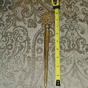 Vintage  Gumps gold plated letter opener from Italy